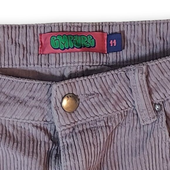 Empyre Tori Womens Pants 11 Purple Corduroy Baggy 90s Y2K Streetwear Skate - Picture 2 of 8